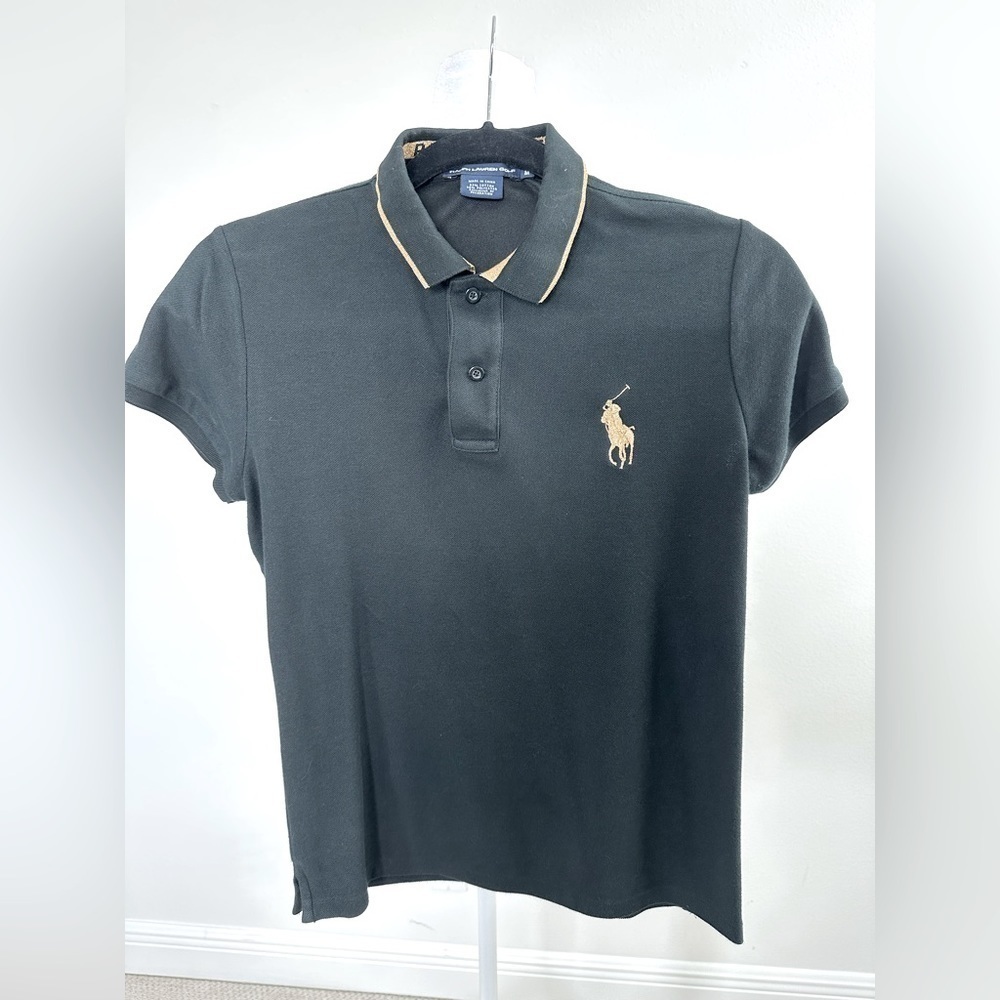 SALE Ralph Lauren Golf black Shirt, Size: M